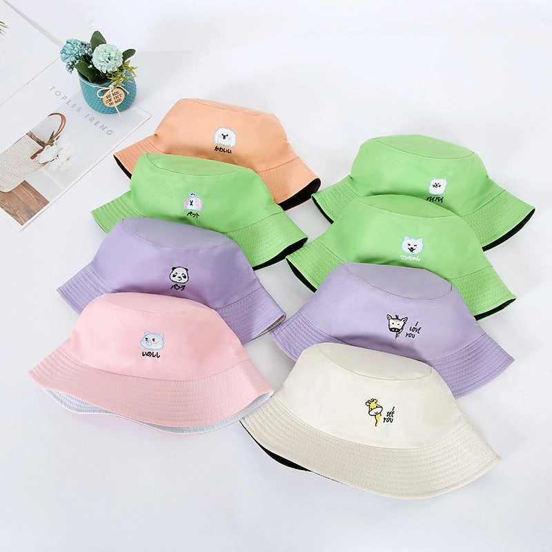 Wholesale Cotton Animal Series Bucket Hat