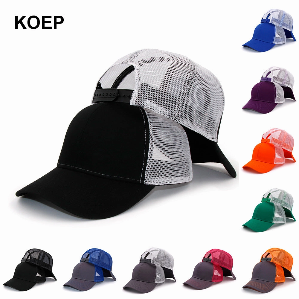 Wholesale Cotton Baseball Cap Breathable Mesh Cap Breathable 6-Panel Cap