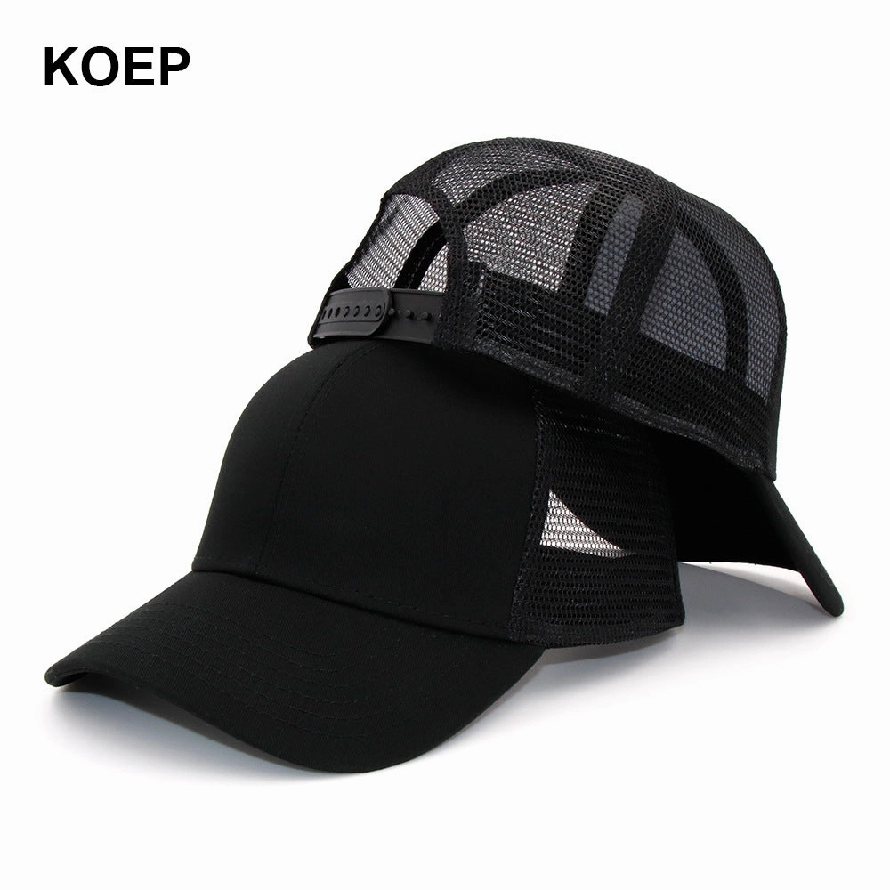 Wholesale Cotton Baseball Cap Breathable Mesh Cap Breathable 6-Panel Cap