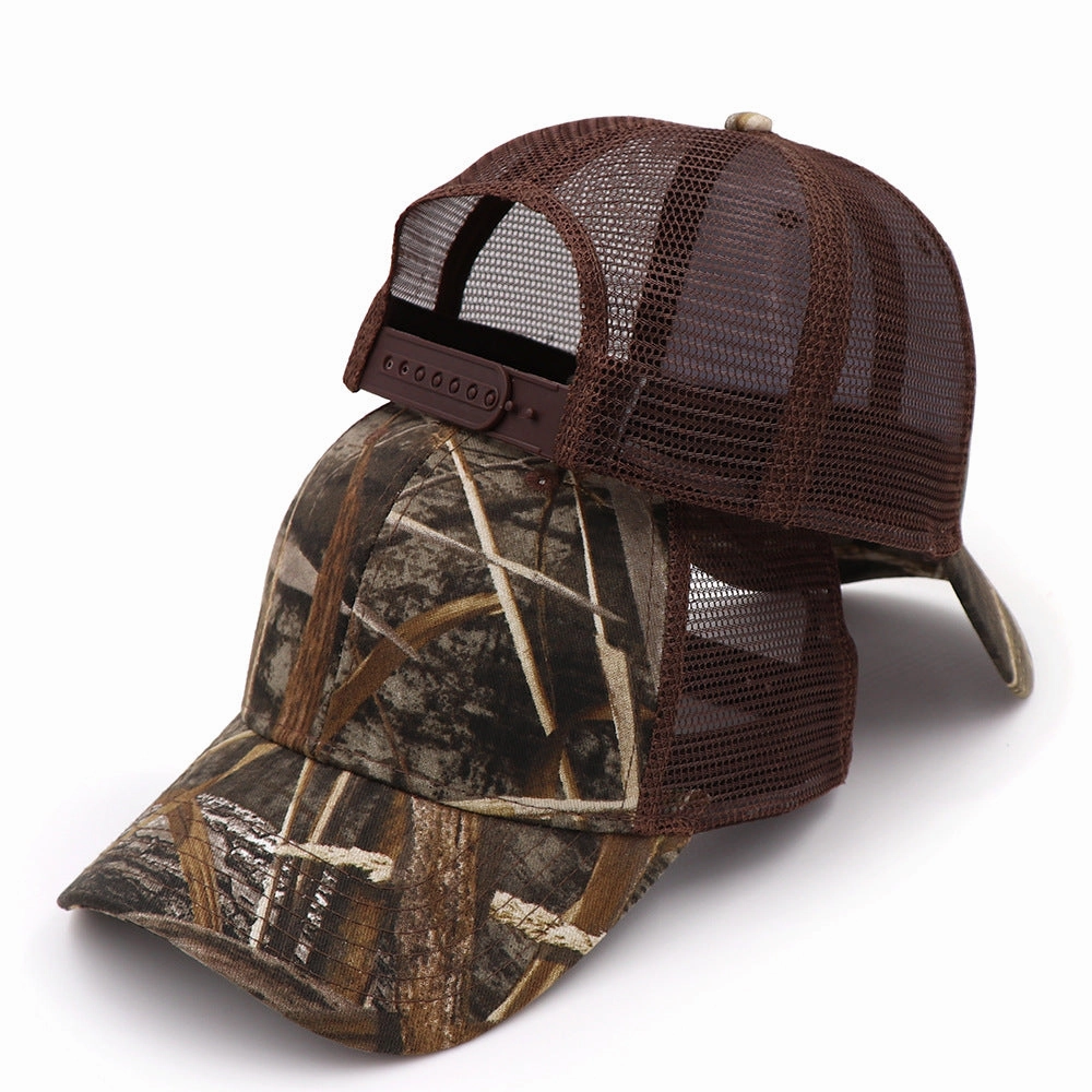 Wholesale Cotton Baseball Cap Breathable Mesh Cap Breathable 6-Panel Cap
