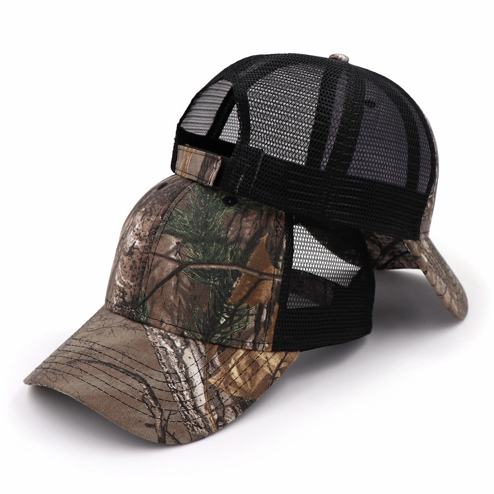 Wholesale Cotton Baseball Cap Breathable Mesh Cap Breathable 6-Panel Cap
