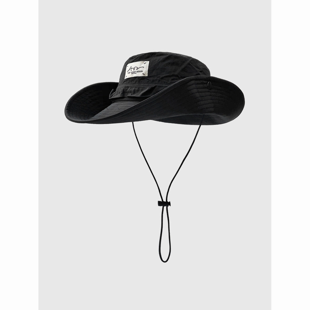 Wholesale Cotton Big Brim Sunscreen Bucket Hat