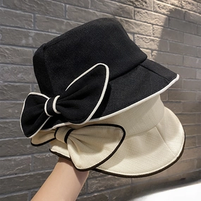 Wholesale Cotton Bowknot Fisherman Hat
