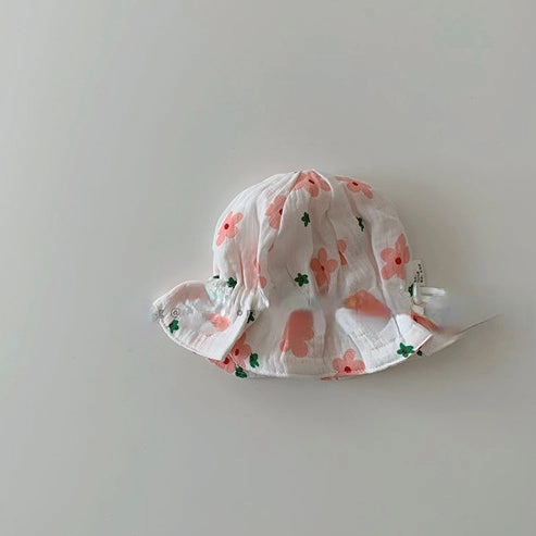 Wholesale Cotton Card Cute Fruit Print Bucket Hat