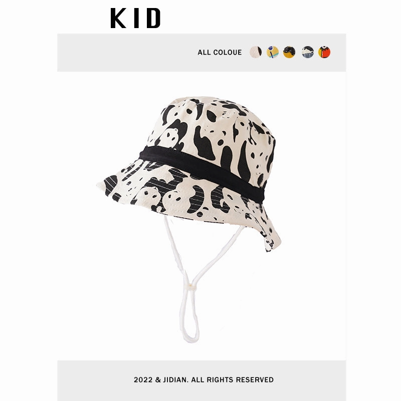 Wholesale Cotton Cartoon Animal Kids Bucket Hat