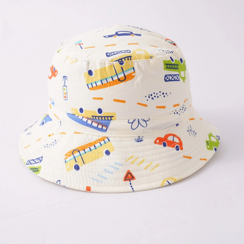 Wholesale Cotton Cartoon Animal Kids Bucket Hat