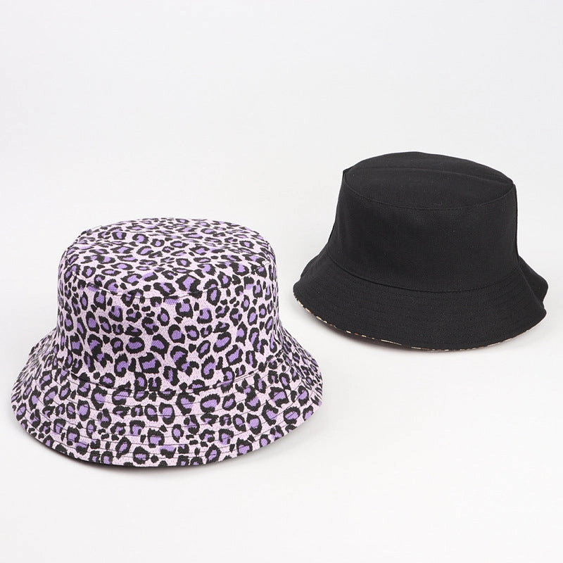 Wholesale Cotton Casual Colorful Leopard Bucket Hat