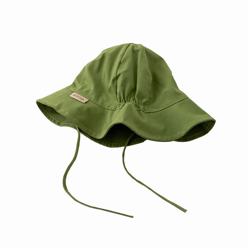 Wholesale Cotton Children's Breathable Sunscreen Fisherman Hat