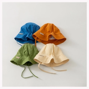 Wholesale Cotton Children's Breathable Sunscreen Fisherman Hat
