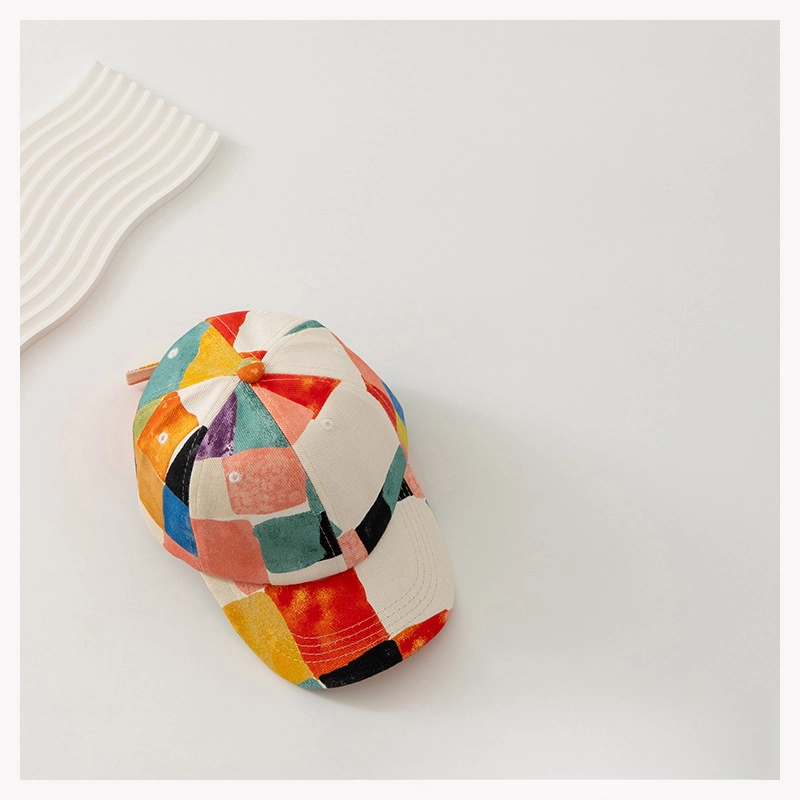 Wholesale Cotton Children's Contrast Duck Tongue Hat Fisherman Hat