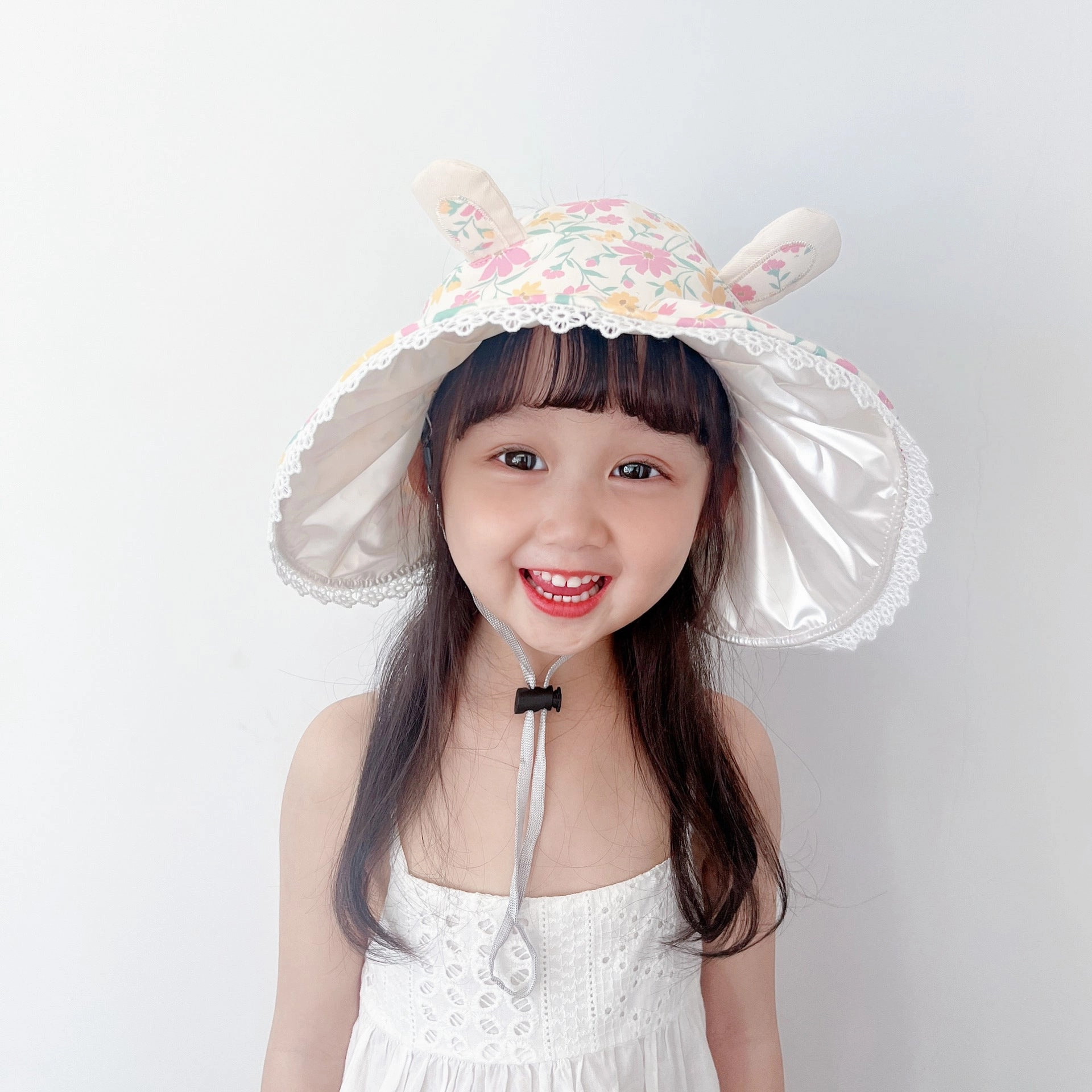 Wholesale Cotton Children's Large Brim Empty Top Hat