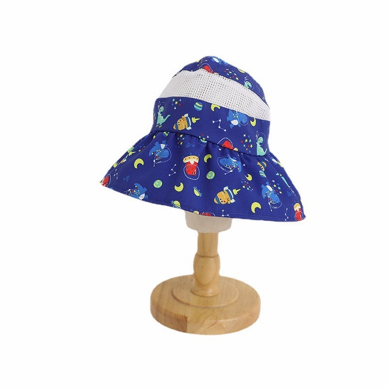 Wholesale Cotton Children's Large Brim Empty Top Hat