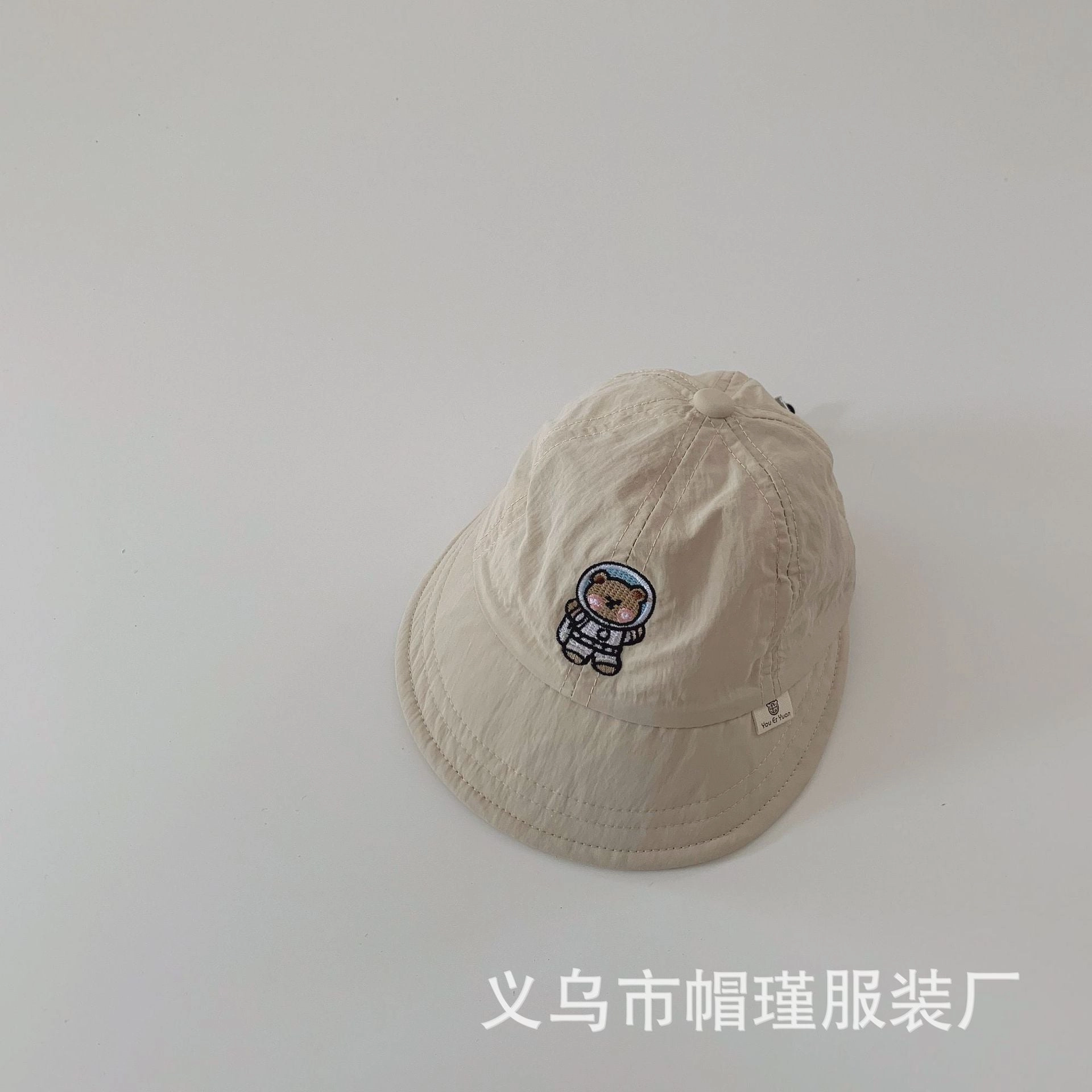 Wholesale Cotton Children's Quick Drying Hats, Space Bear Fisherman Hats