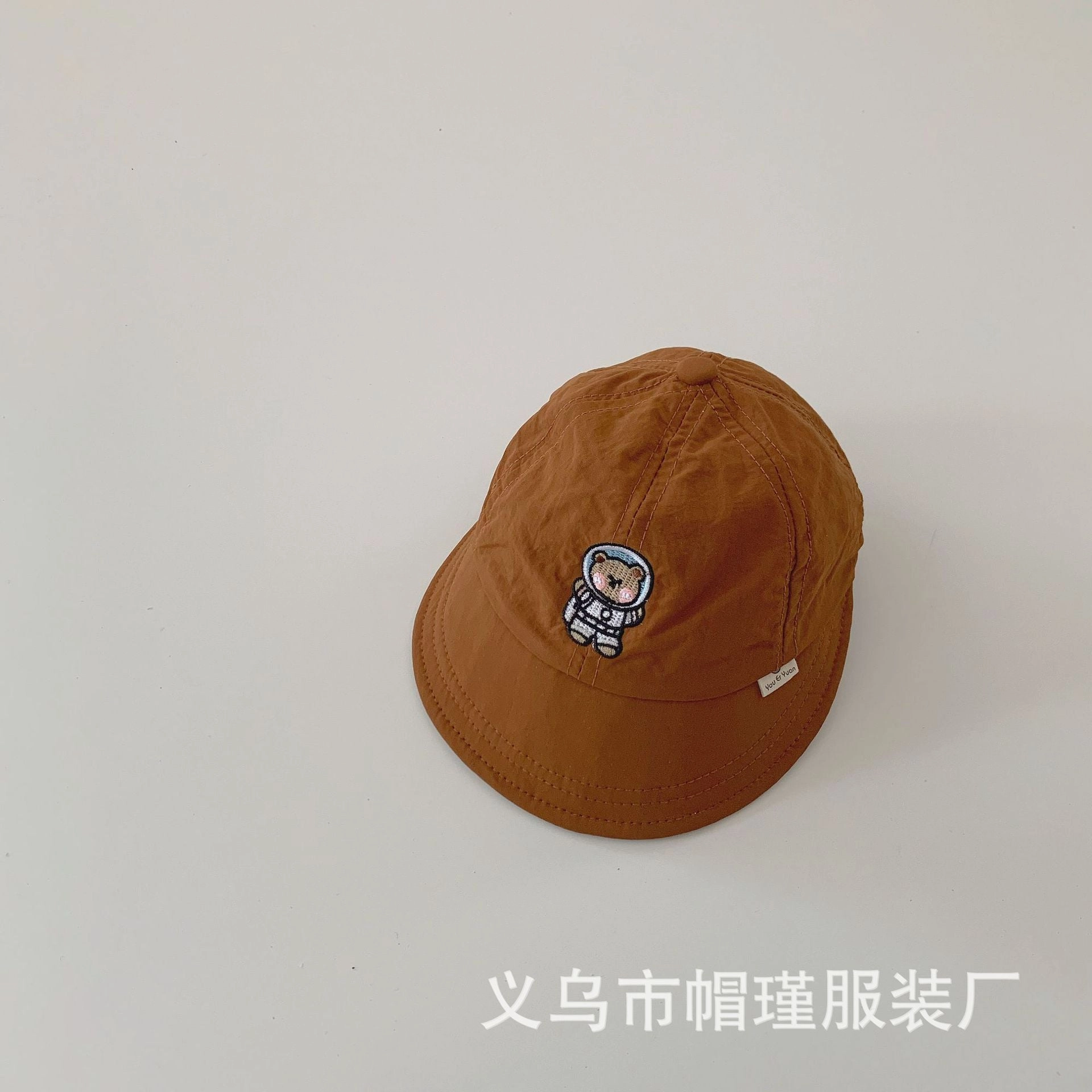 Wholesale Cotton Children's Quick Drying Hats, Space Bear Fisherman Hats