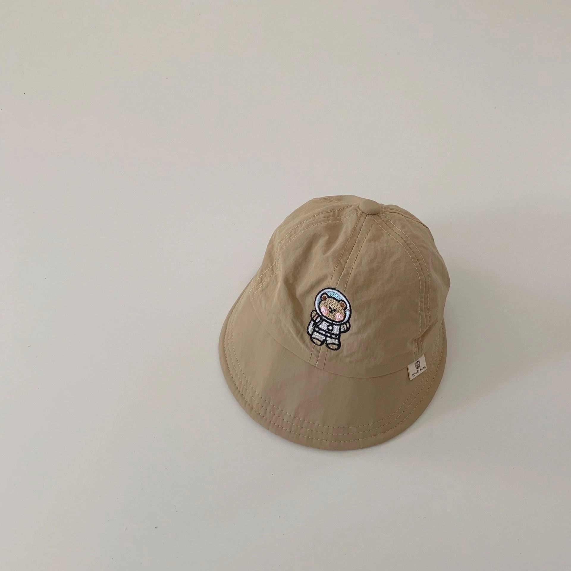 Wholesale Cotton Children's Quick Drying Hats, Space Bear Fisherman Hats