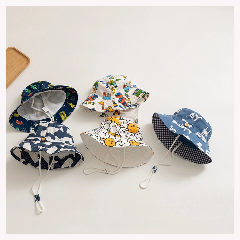 Wholesale Cotton Children's Sunshade Fisherman Hats