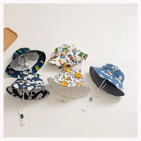 Wholesale Cotton Children's Sunshade Fisherman Hats