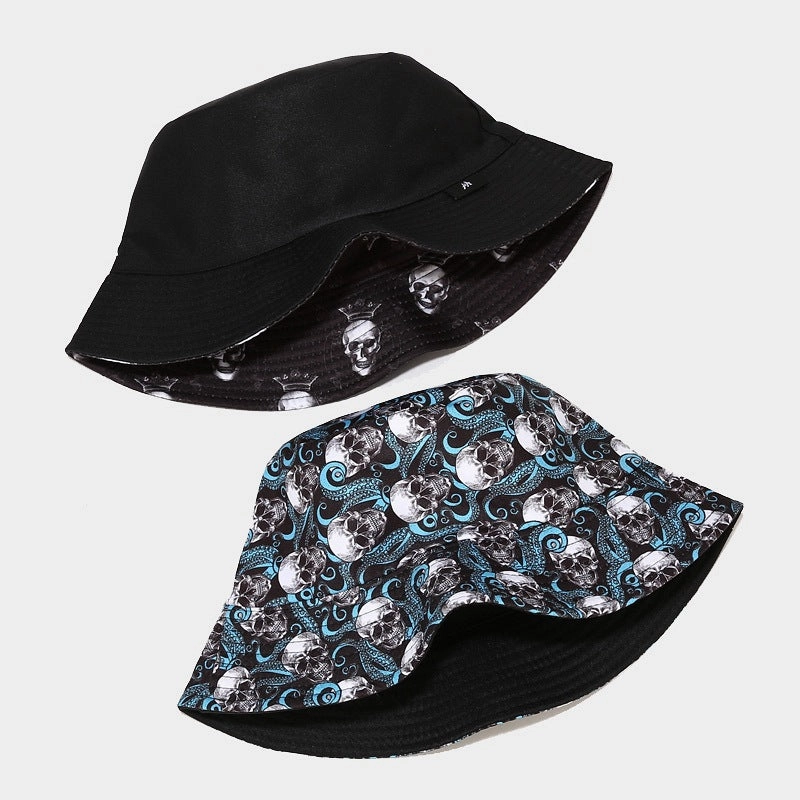 Wholesale Cotton Colorful Calavera Skull Bucket Hat