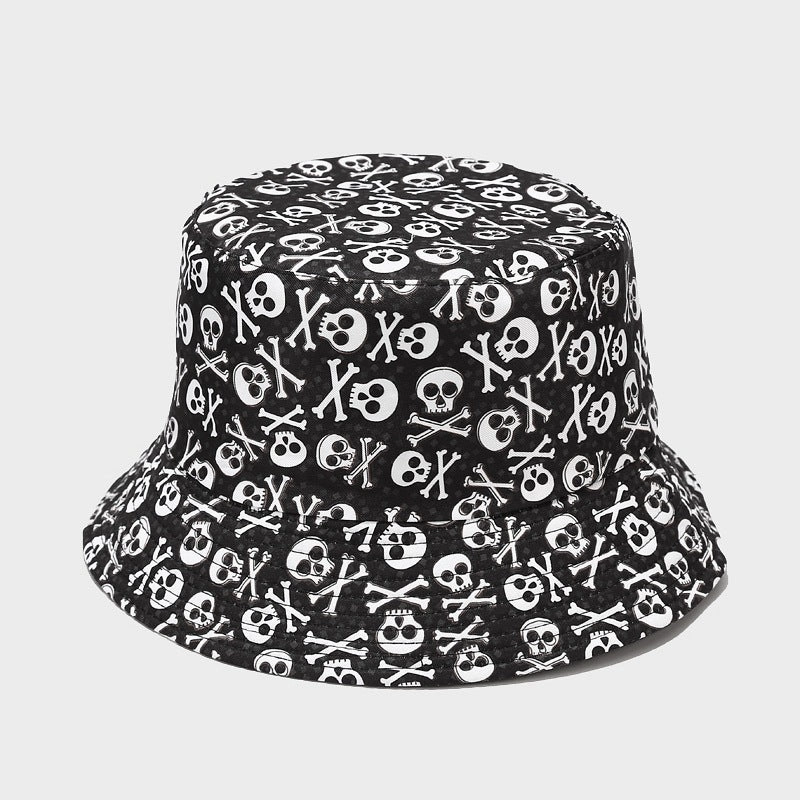 Wholesale Cotton Colorful Calavera Skull Bucket Hat