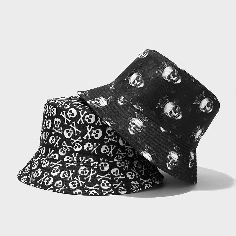 Wholesale Cotton Colorful Calavera Skull Bucket Hat