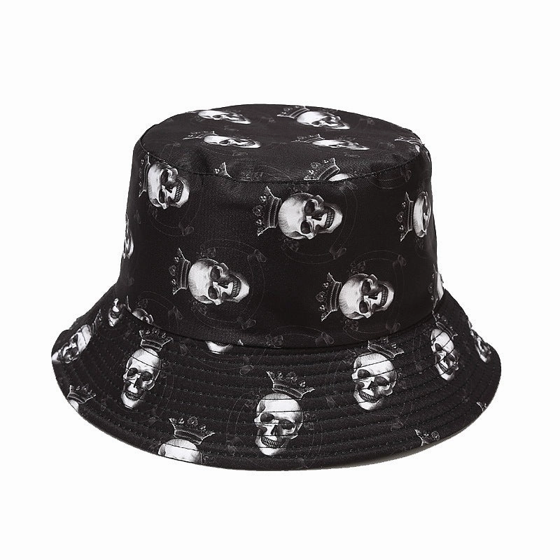 Wholesale Cotton Colorful Calavera Skull Bucket Hat