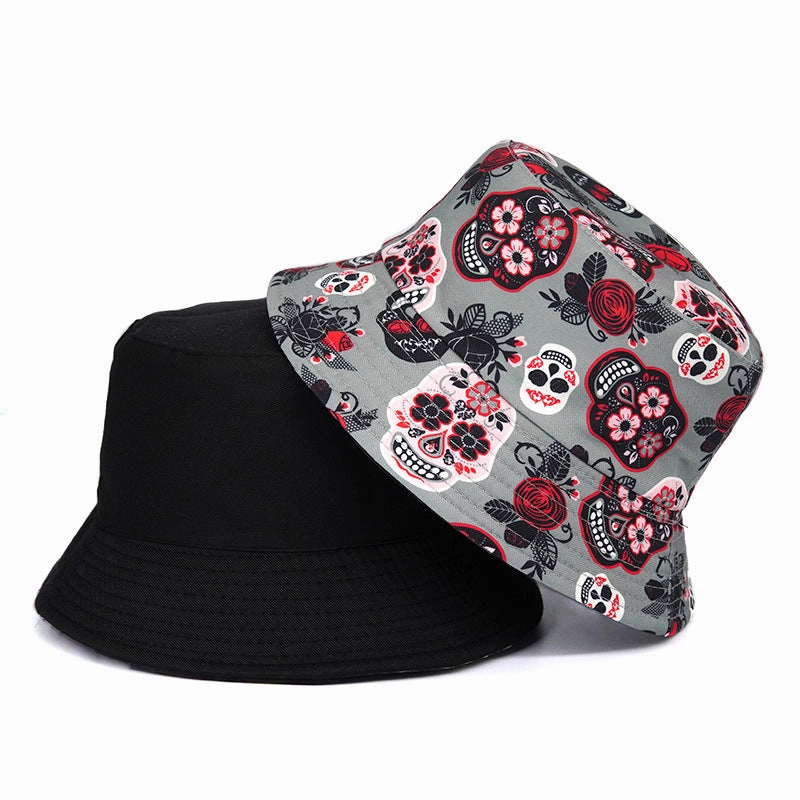 Wholesale Cotton Colorful Calavera Skull Embroidered Baseball Cap