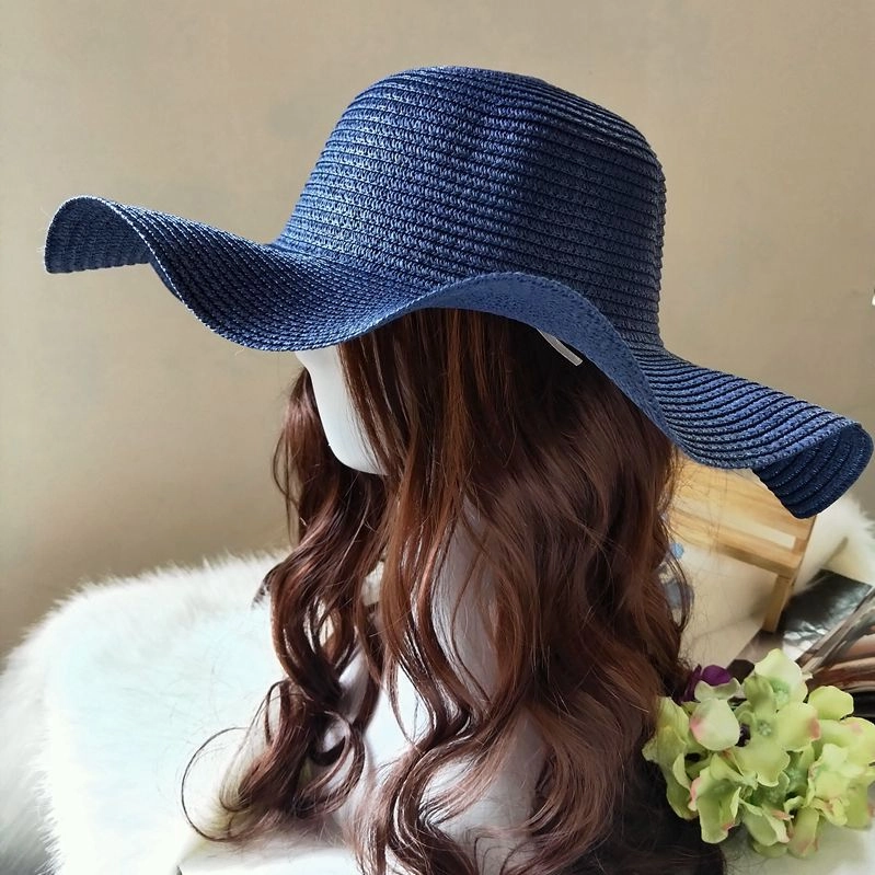 Wholesale Cotton Corrugated Straw Hat