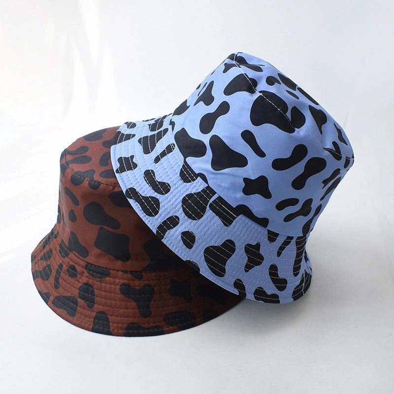 Wholesale Cotton Cow Pattern Fisherman Hat