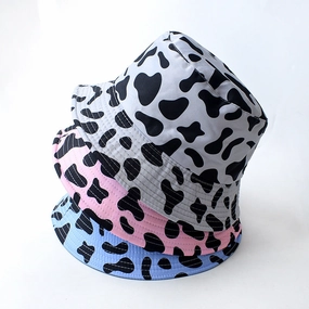 Wholesale Cotton Cow Pattern Fisherman Hat