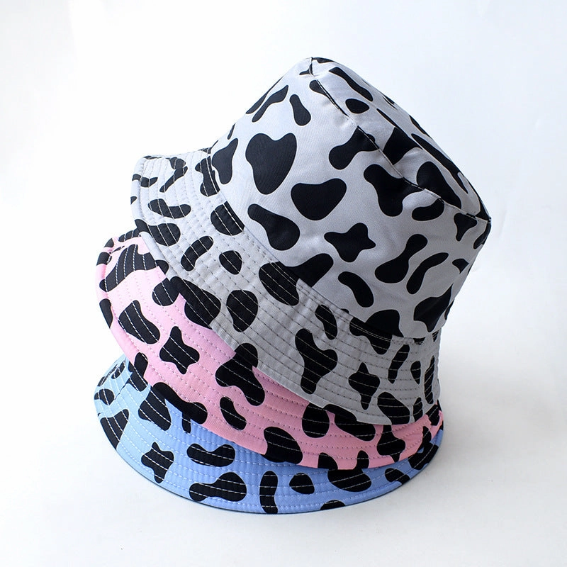 Wholesale Cotton Cow Pattern Fisherman Hat