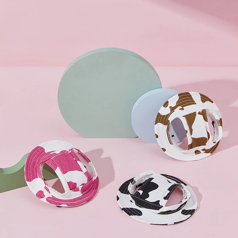 Wholesale Cotton Cow Pet Hats