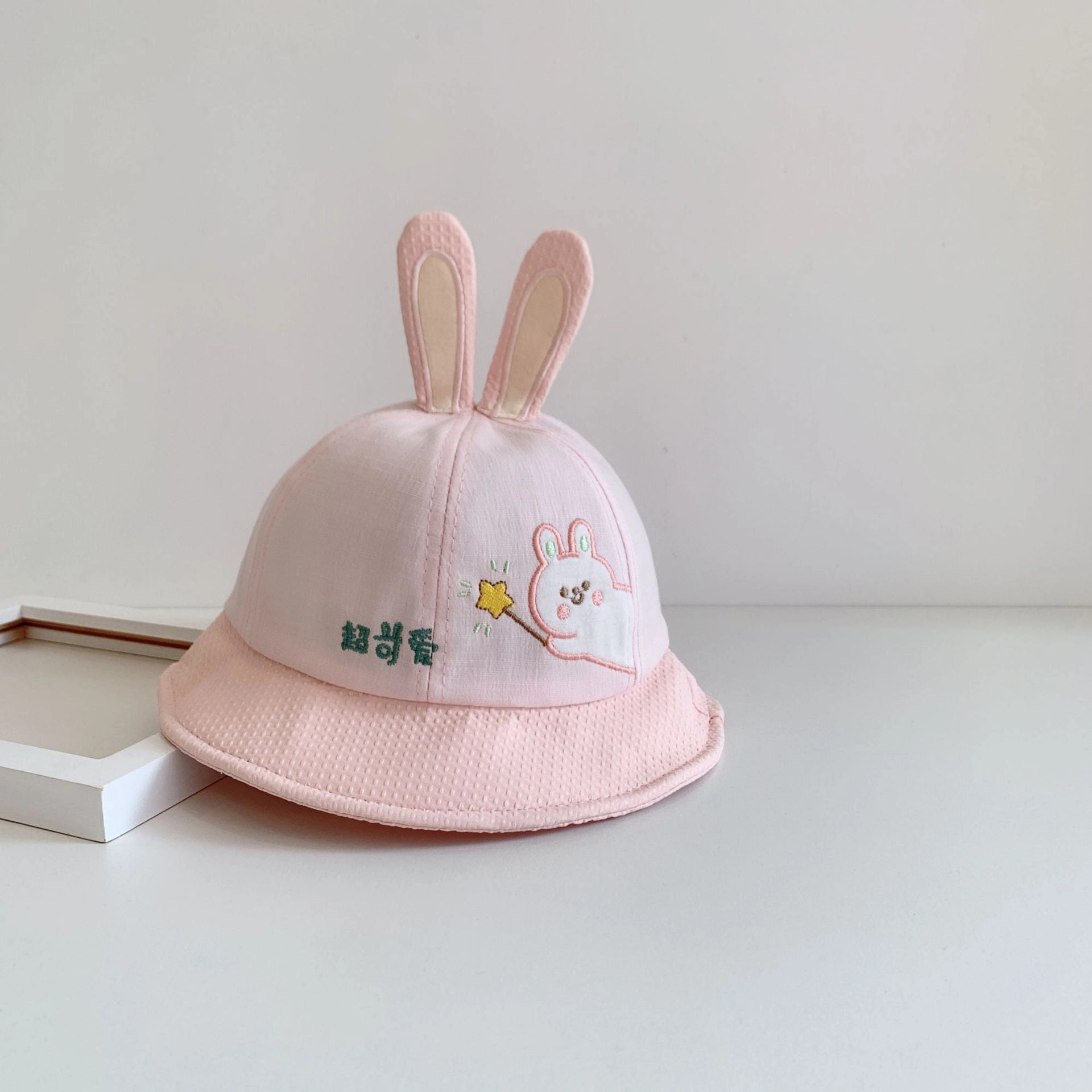 Wholesale Cotton Cute Drawstring Adjustable Children's Fisherman Hat