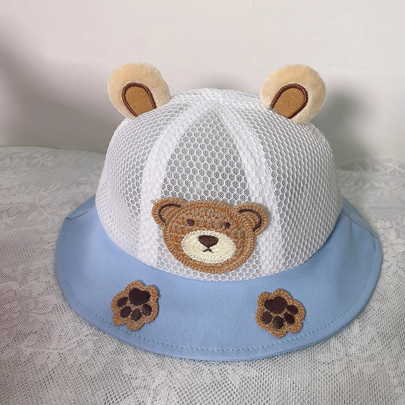 Wholesale Cotton Cute Frog Kids Bucket Hat