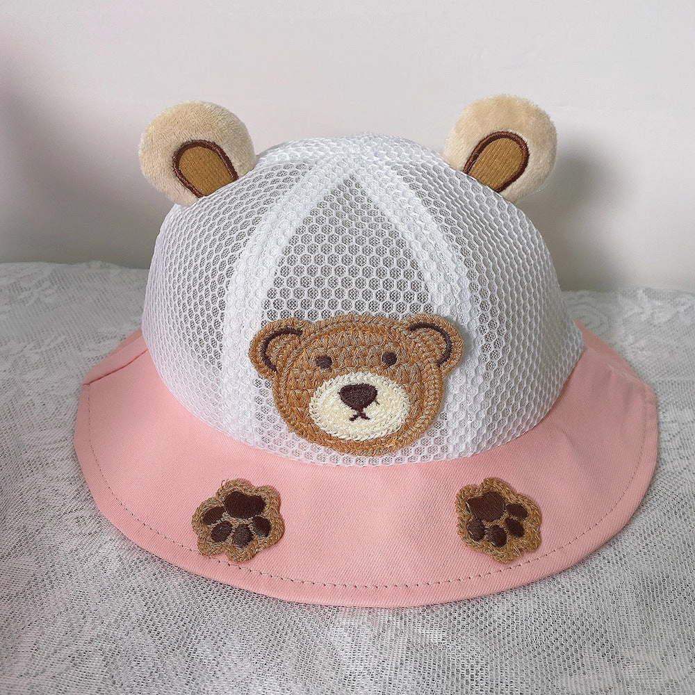 Wholesale Cotton Cute Frog Kids Bucket Hat