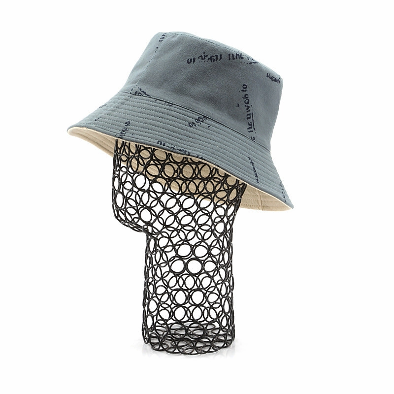 Wholesale Cotton Double Sided Garbled Print Bucket Hat