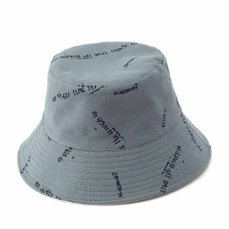Wholesale Cotton Double Sided Garbled Print Bucket Hat