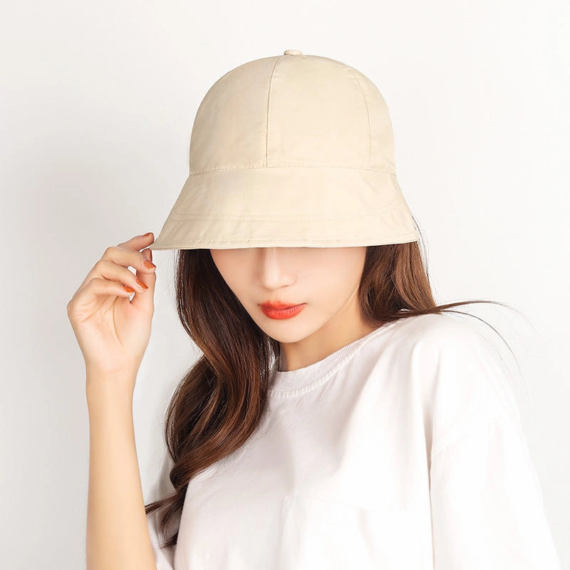 Wholesale Cotton Drawstring Adjustable Sunscreen Fisherman Hat