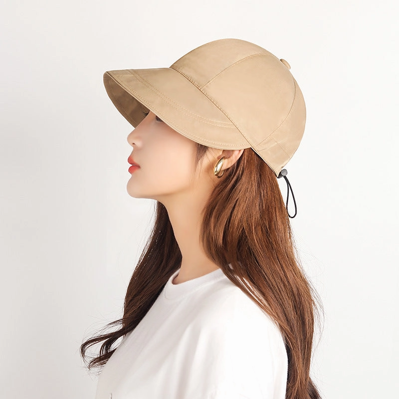 Wholesale Cotton Drawstring Adjustable Sunscreen Fisherman Hat