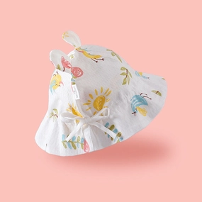 Wholesale Cotton Embroidered Baby Fisherman Hats