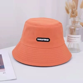 Wholesale Cotton Embroidered Letters Bucket Hat