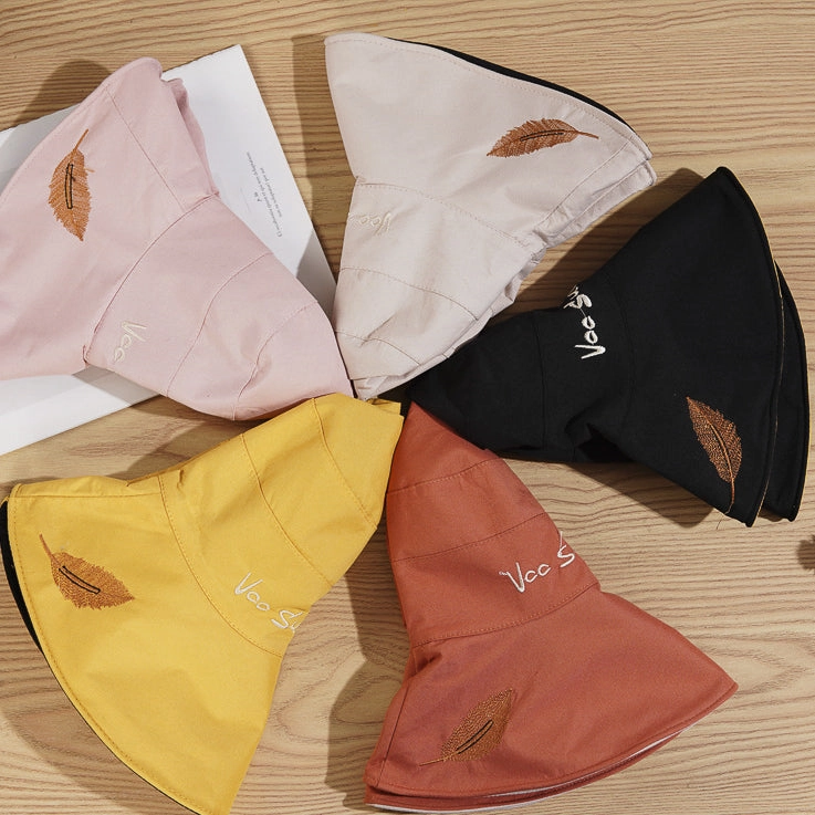 Wholesale Cotton Embroidery Big Edge Reversible Fisherman Hat