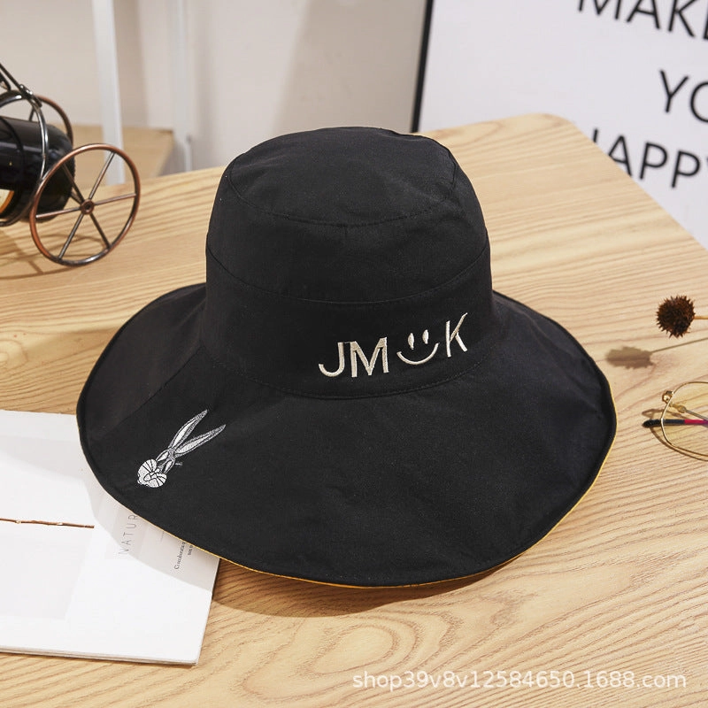 Wholesale Cotton Embroidery Reversible Bucket Hat