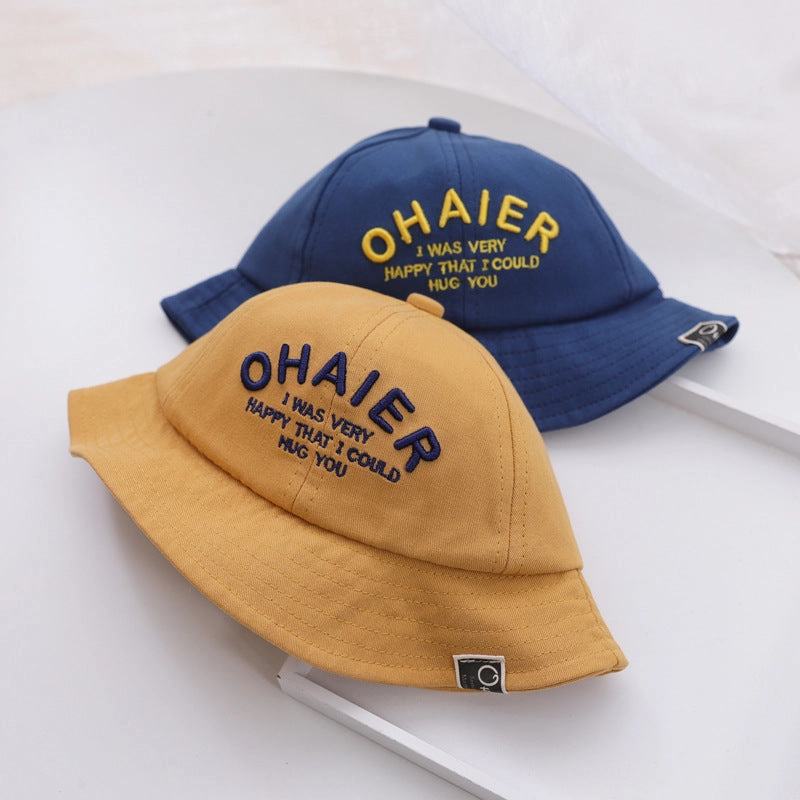 Wholesale Cotton Flat Top Kids Bucket Hat