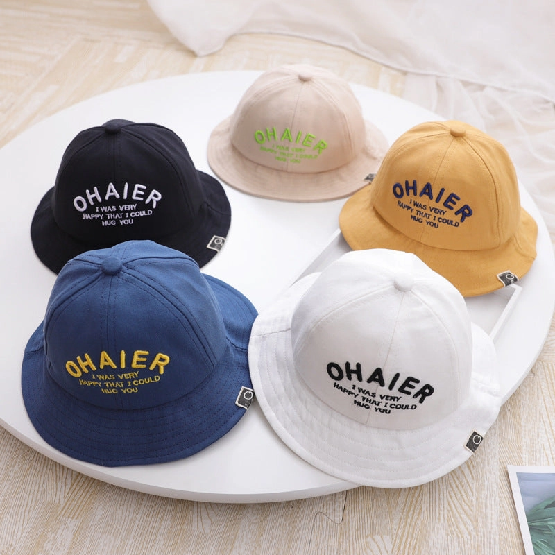 Wholesale Cotton Flat Top Kids Bucket Hat