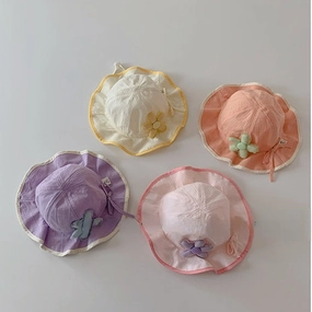 Wholesale Cotton Flower Fisherman Hat