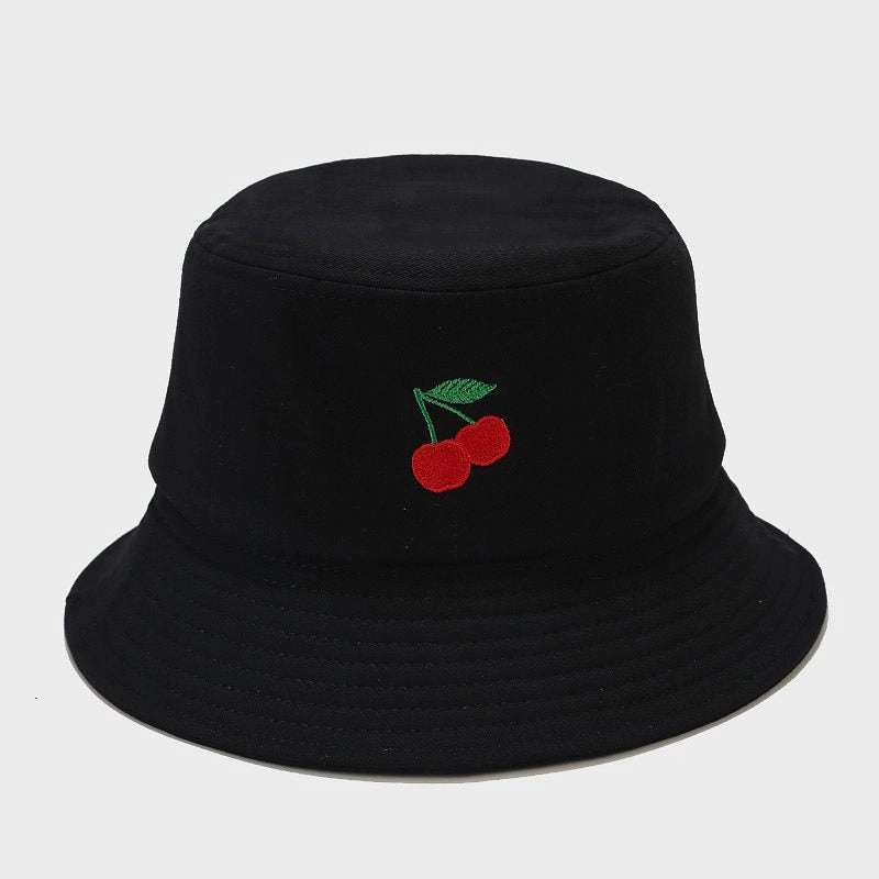 Wholesale Cotton Fruit Pattern Embroidery Bucket Hat