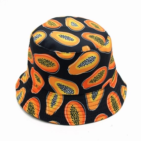 Wholesale Cotton Fruit Pattern Printing Fisherman Hat