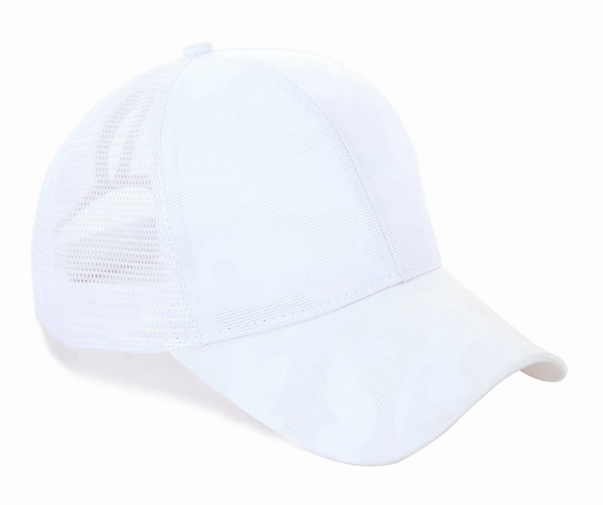 Wholesale Cotton Grid Camouflage Solid Color Baseball Cap