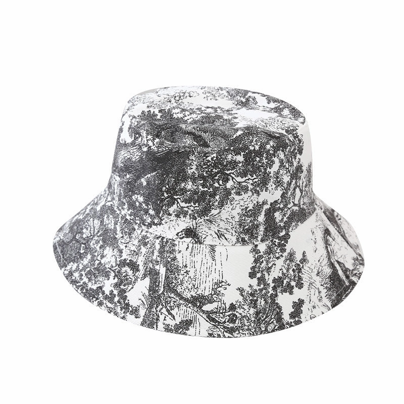 Wholesale Cotton Ink Tie-dye Pattern Bucket Hat
