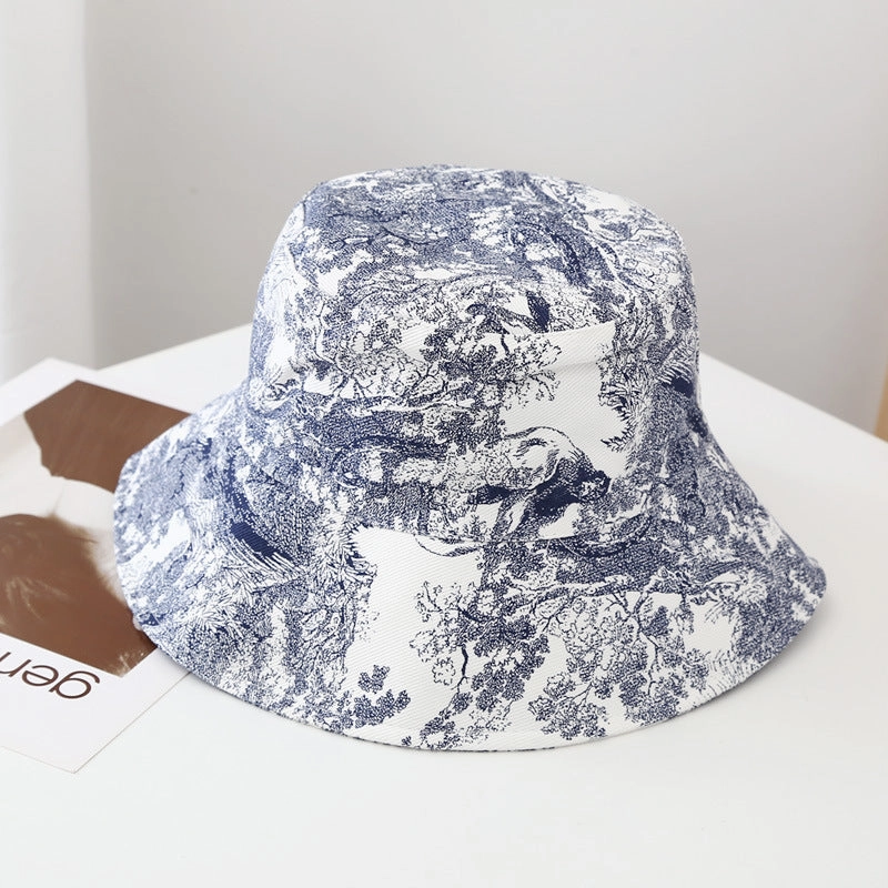 Wholesale Cotton Ink Tie-dye Pattern Bucket Hat